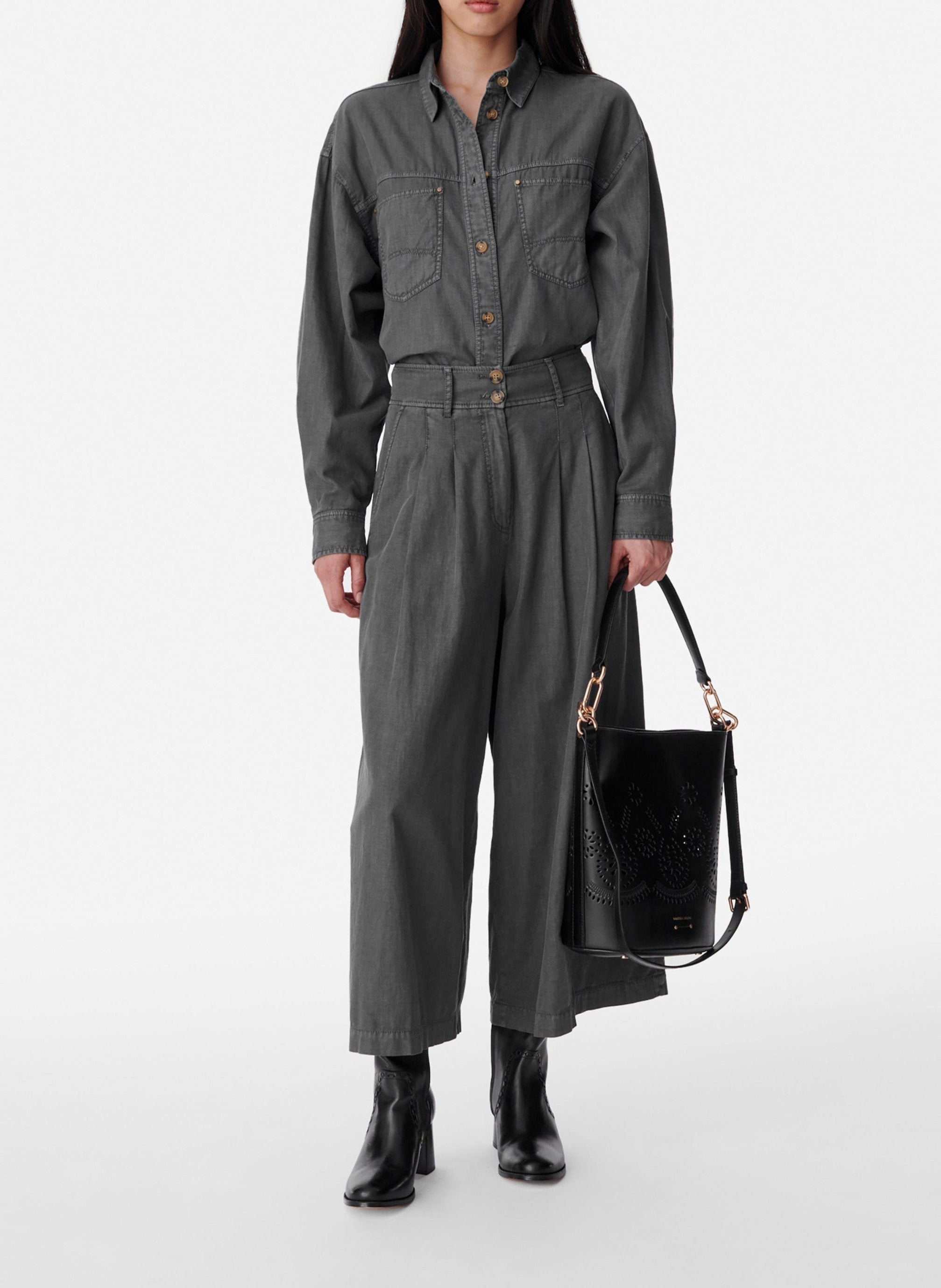 Chemise Blue - Anthracite