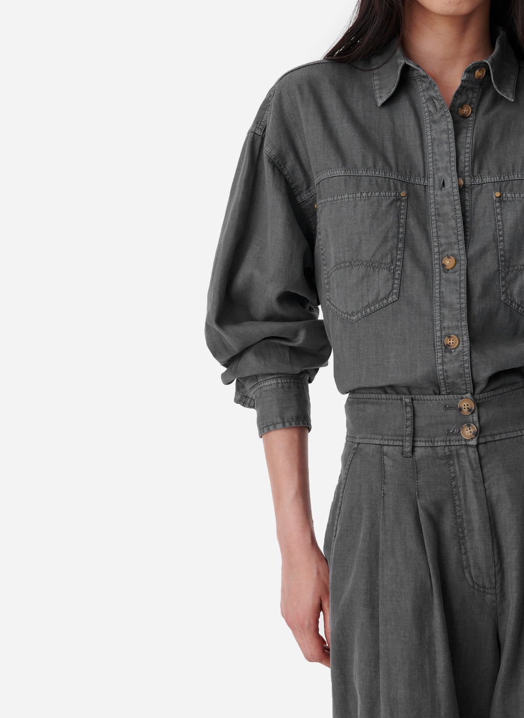 Chemise Blue - Anthracite