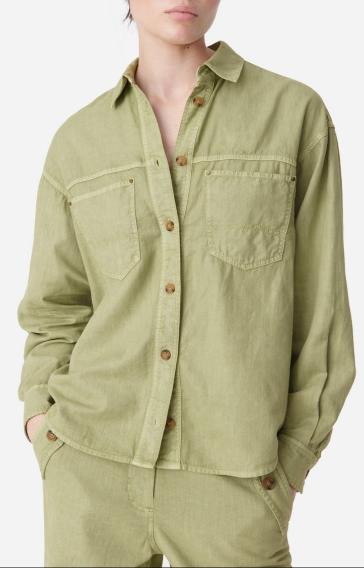 Chemise Blue - Tilleul