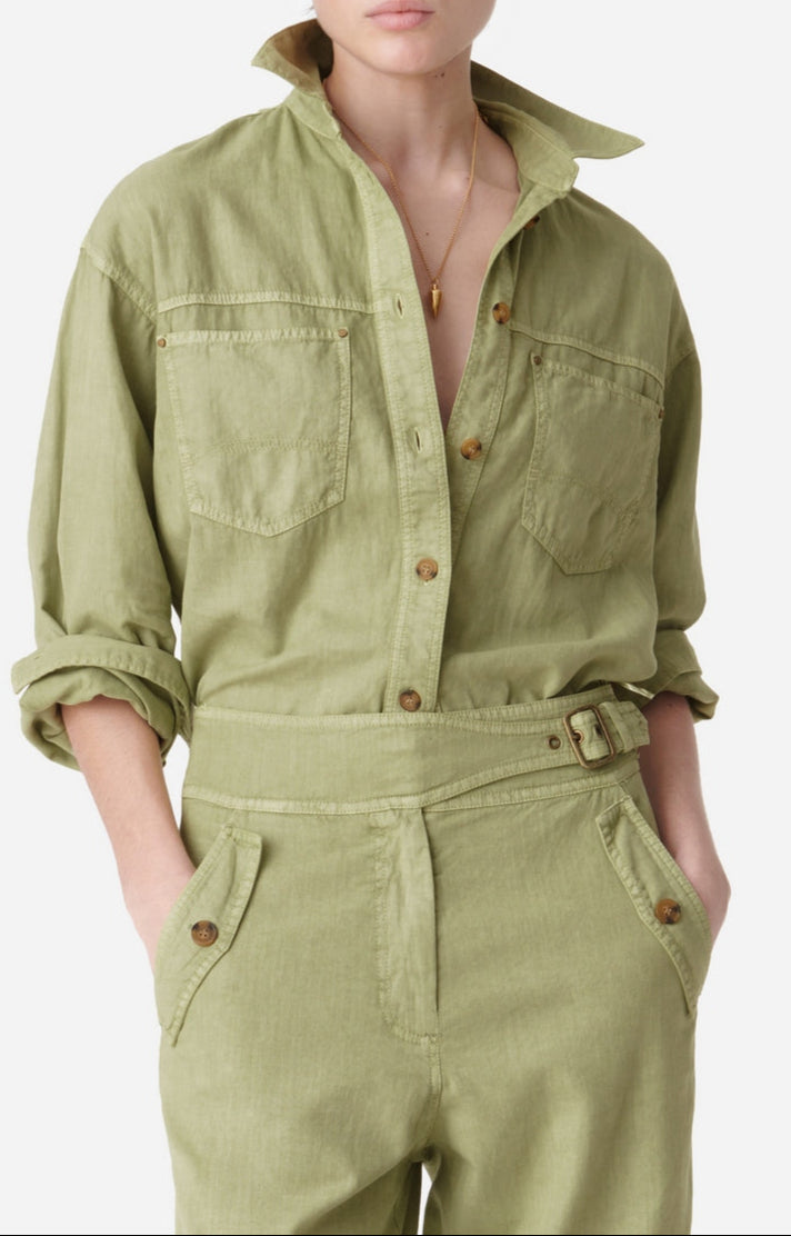 Chemise Blue - Tilleul