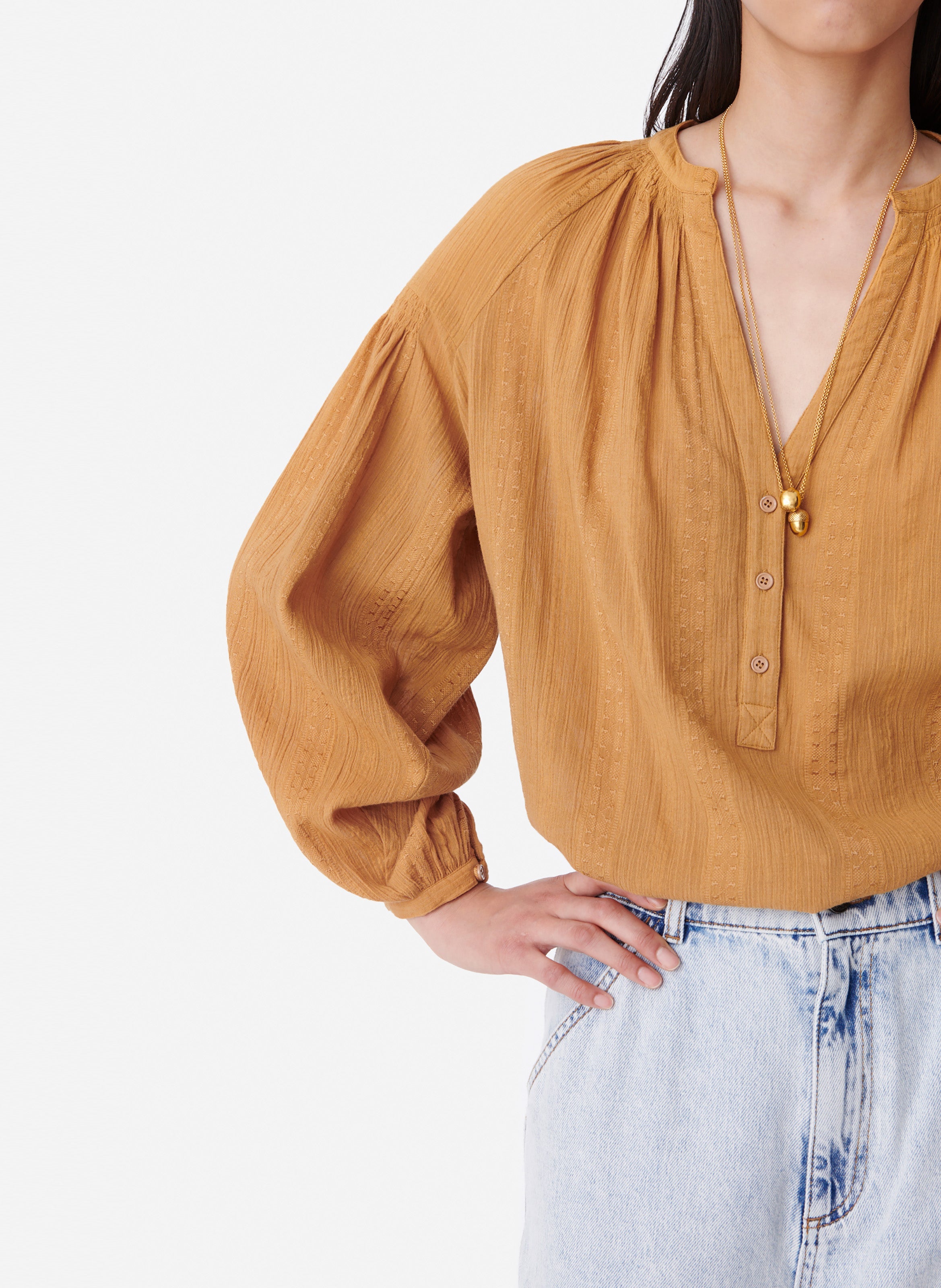 Blouse Nipoa - Biscuit