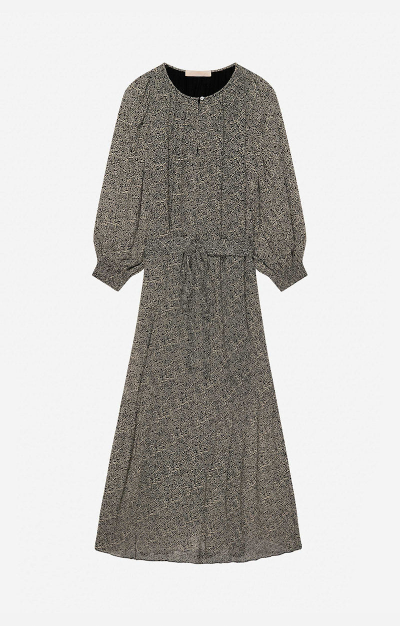 Vestido Arabelle - Negro/Crudo