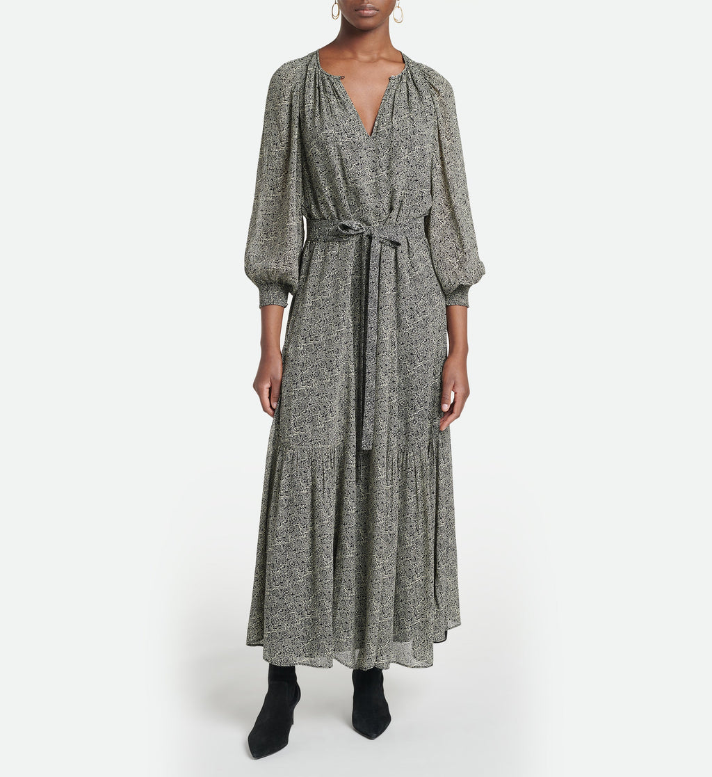 Vestido Arabelle - Negro/Crudo