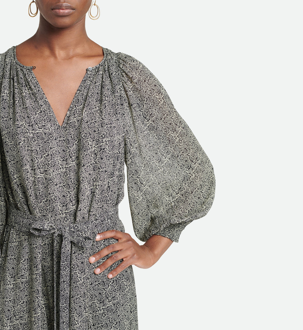 Vestido Arabelle - Negro/Crudo