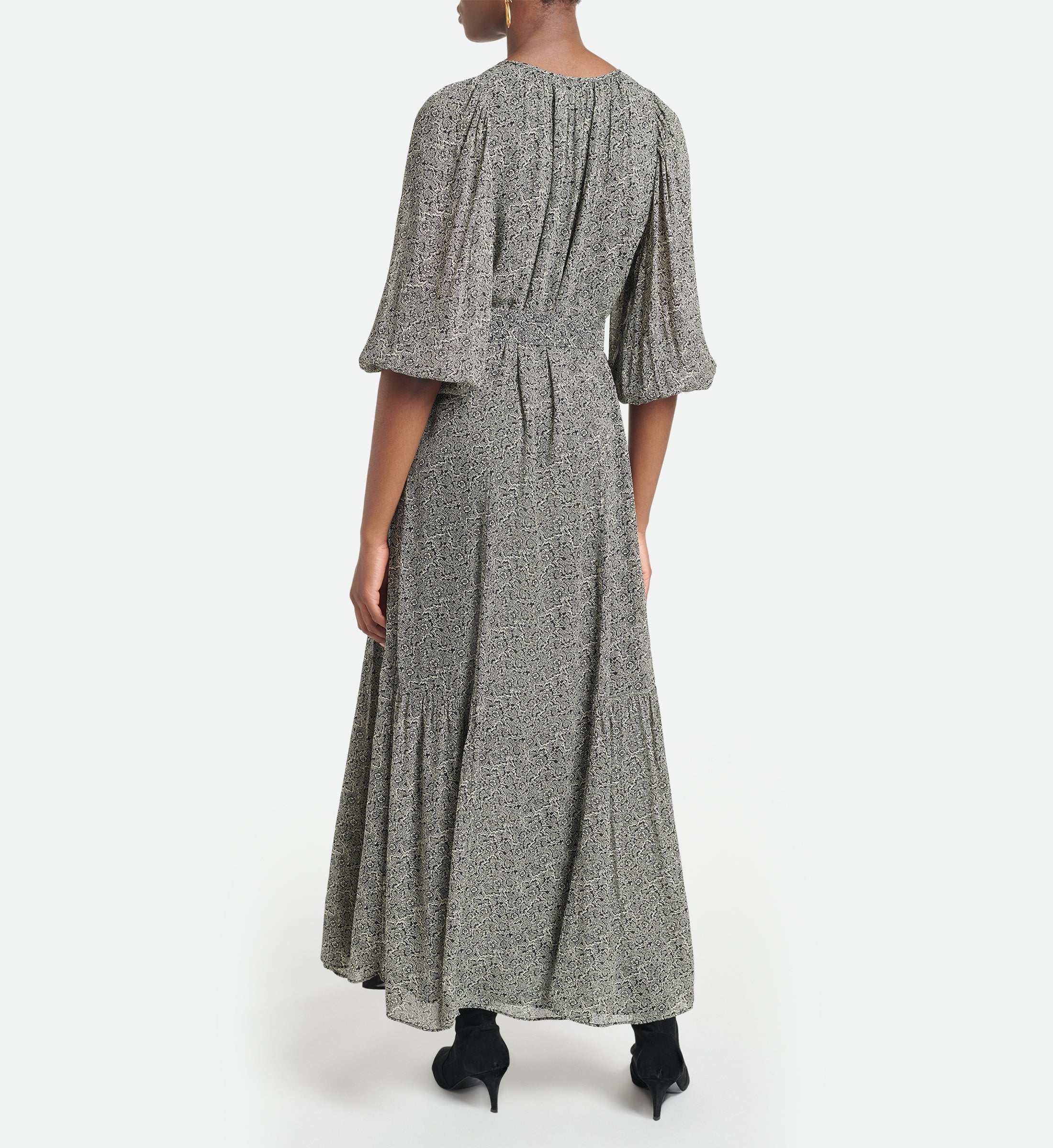Vestido Arabelle - Negro/Crudo