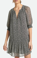 Vestido Alphée - Negro/Crudo