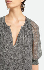 Vestido Alphée - Negro/Crudo