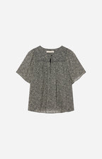 Blouse Glory - Noir/Ecru