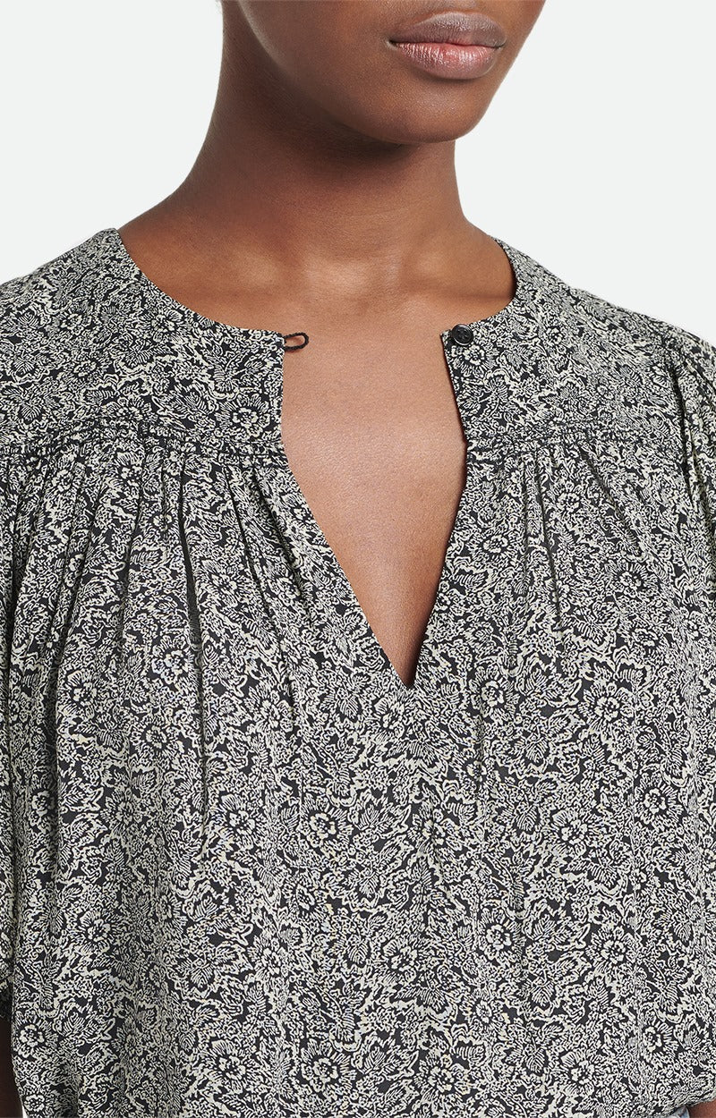 Blouse Glory - Noir/Ecru