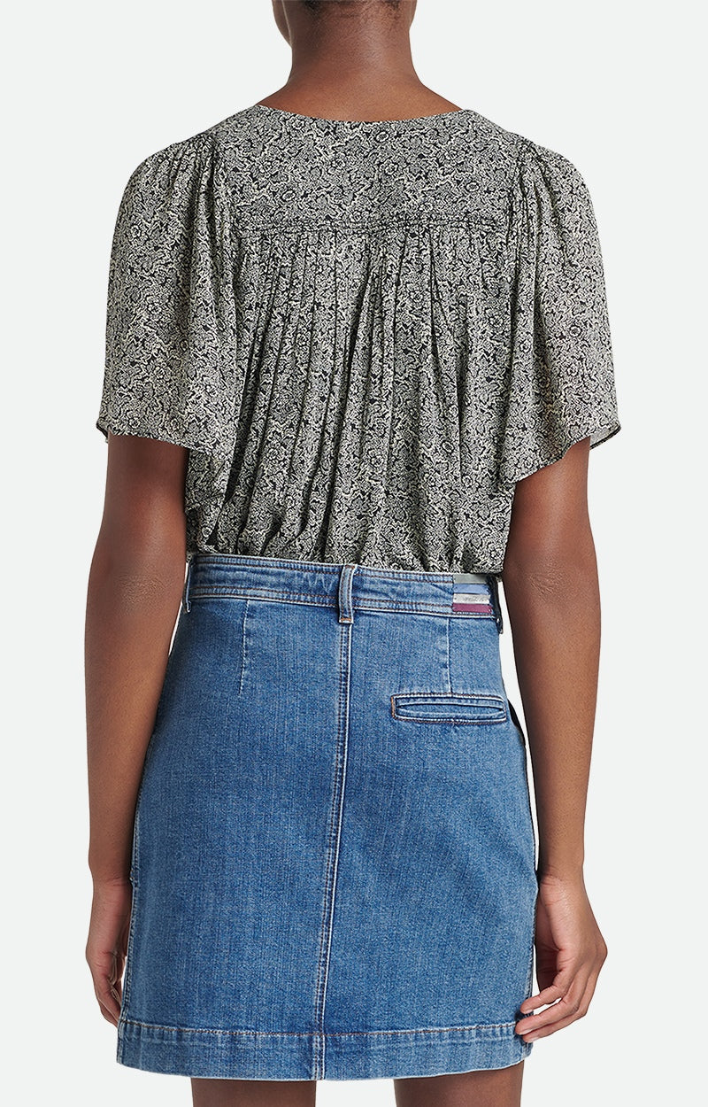 Blouse Glory - Noir/Ecru