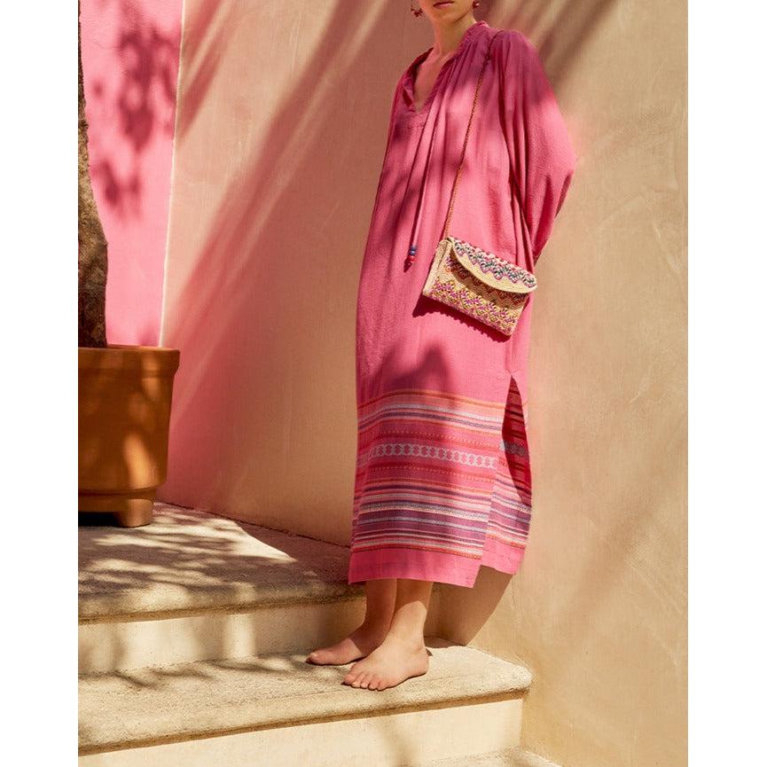 Robe Thessalia - Multico/Rose