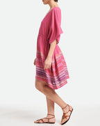 Robe Laiza - Multico/Rose