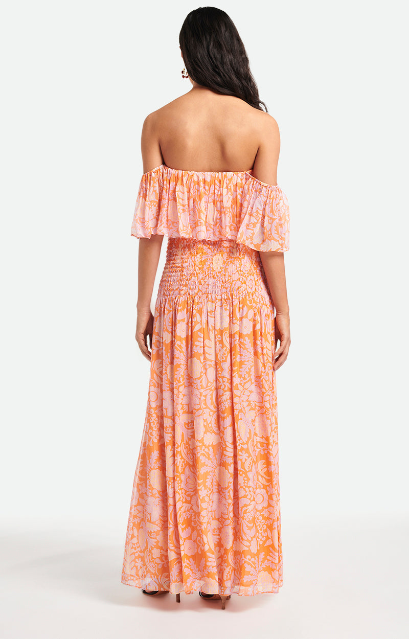 Amore Dress - Fluorescent Orange