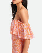 Amore Dress - Fluorescent Orange