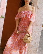 Amore Dress - Fluorescent Orange