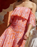 Amore Dress - Fluorescent Orange