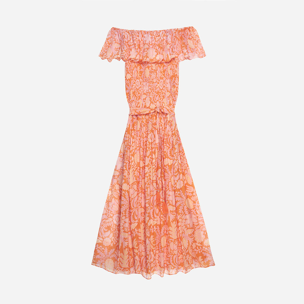 Amore Dress - Fluorescent Orange