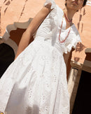Vanessa Bruno - Robe Acantha - Off White