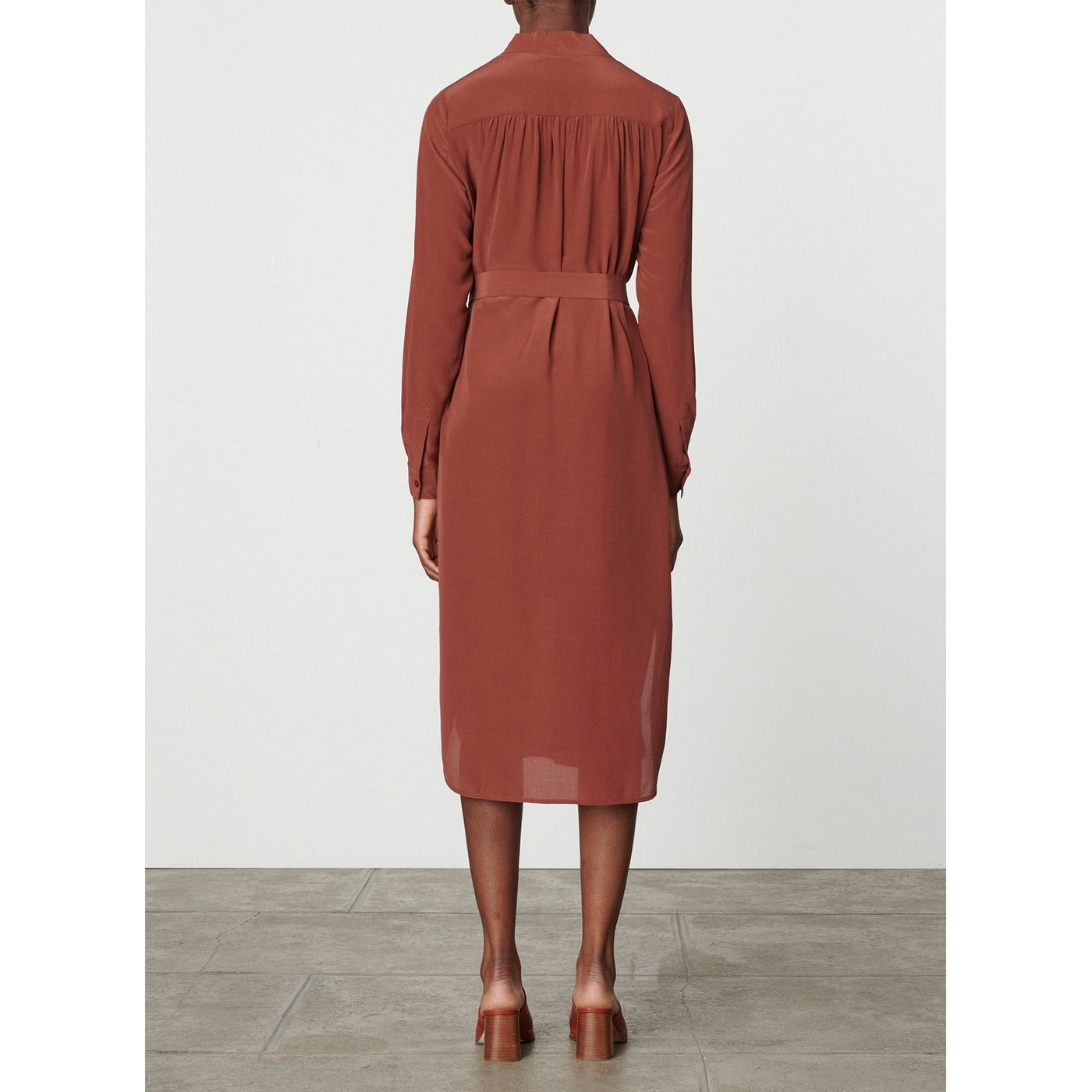 Vestido Blenda - Terracota