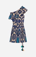 Aleth Dress - Multicolour Blue