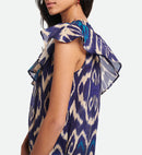 Vanessa Bruno - Robe Aleth - Bleu Multico