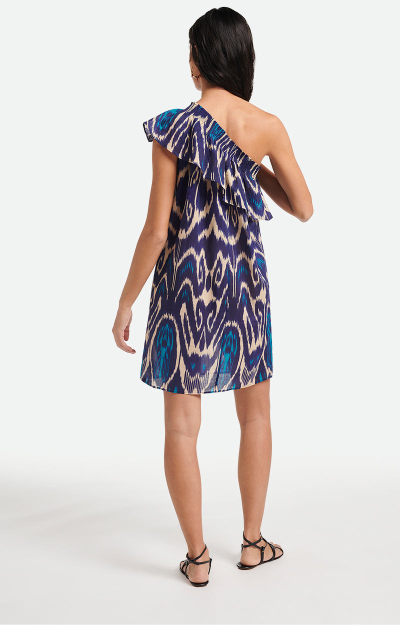 Aleth Dress - Multicolour Blue