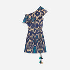 Aleth Dress - Multicolour Blue