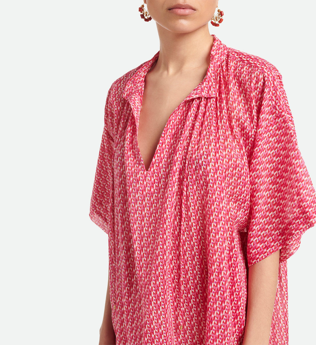 Thyra Dress - Red Multico