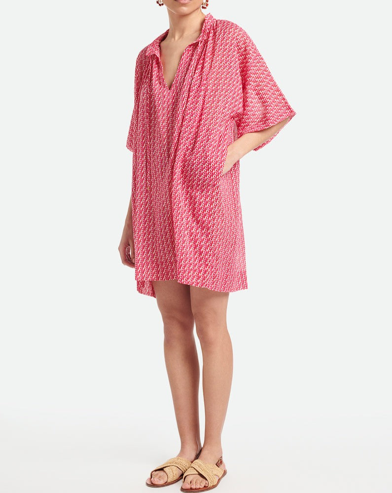 Thyra Dress - Red Multico