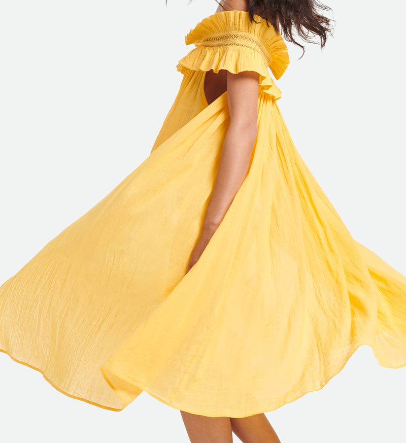 Vanessa Bruno - Robe Adelais - Jaune D'Or