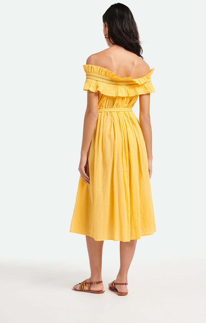 Dress Adelais - Golden Yellow