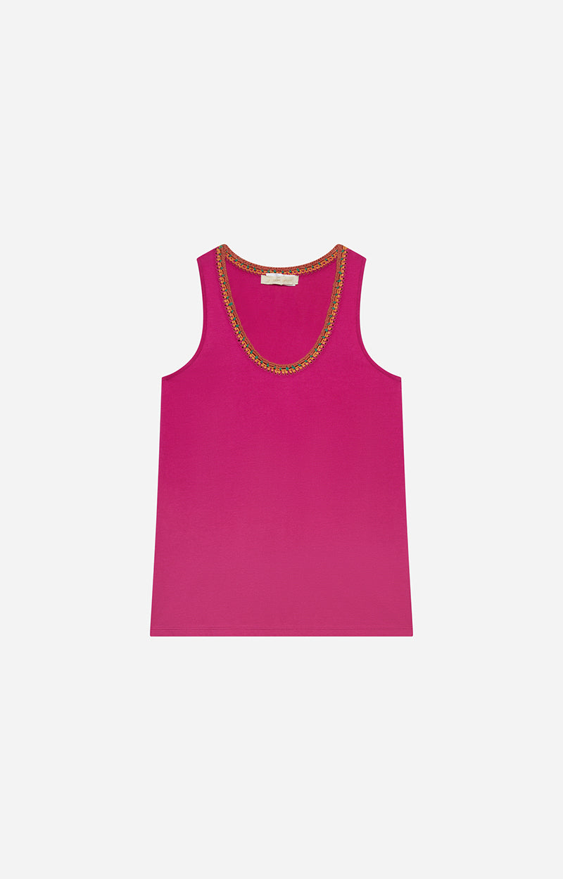 Adélia Tank Top - Fuchsia