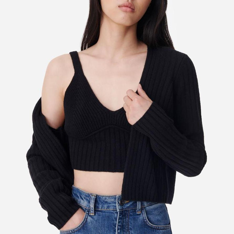 Vanessa Bruno - Gilet Béatrice - Black