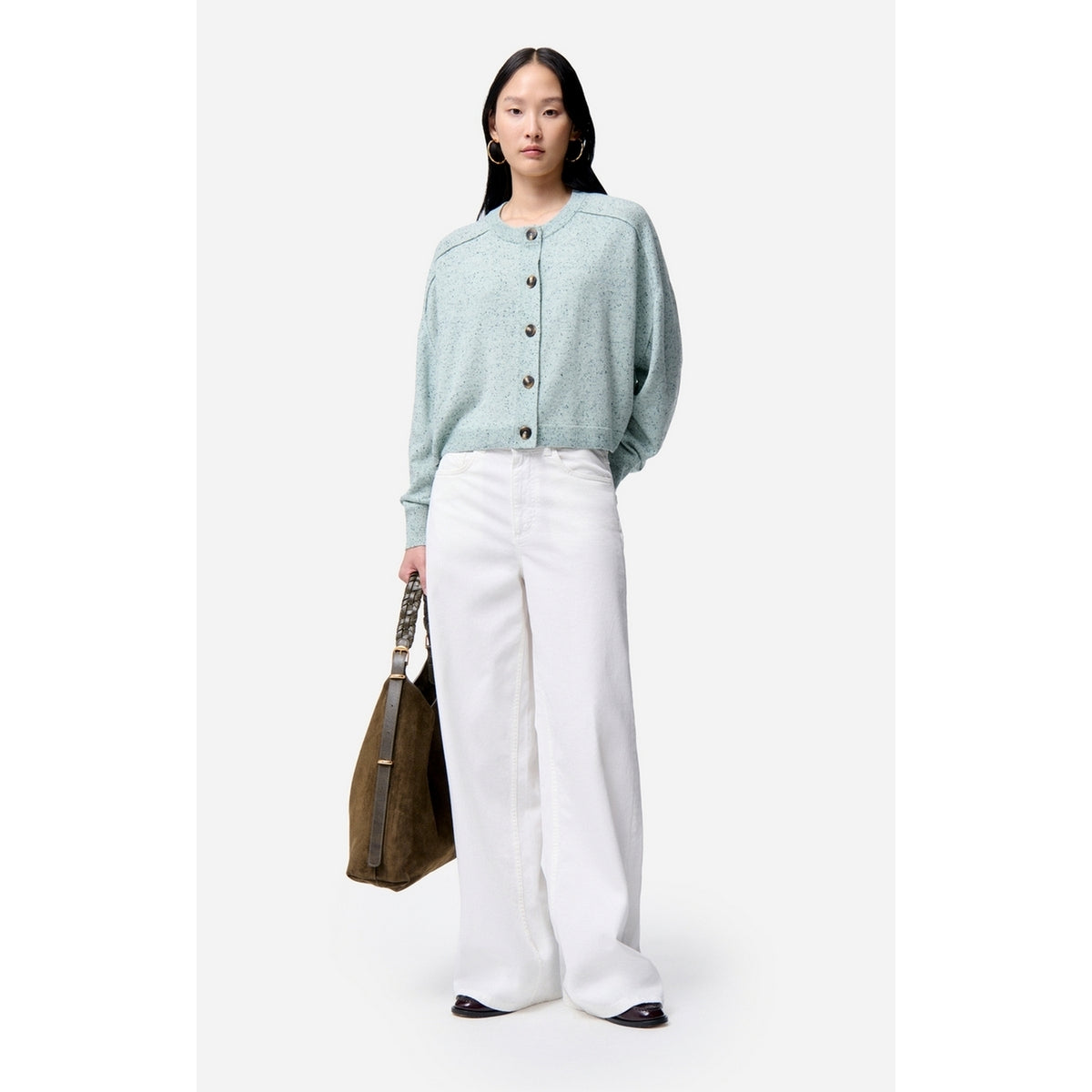 Cardigan Douve - Pistache