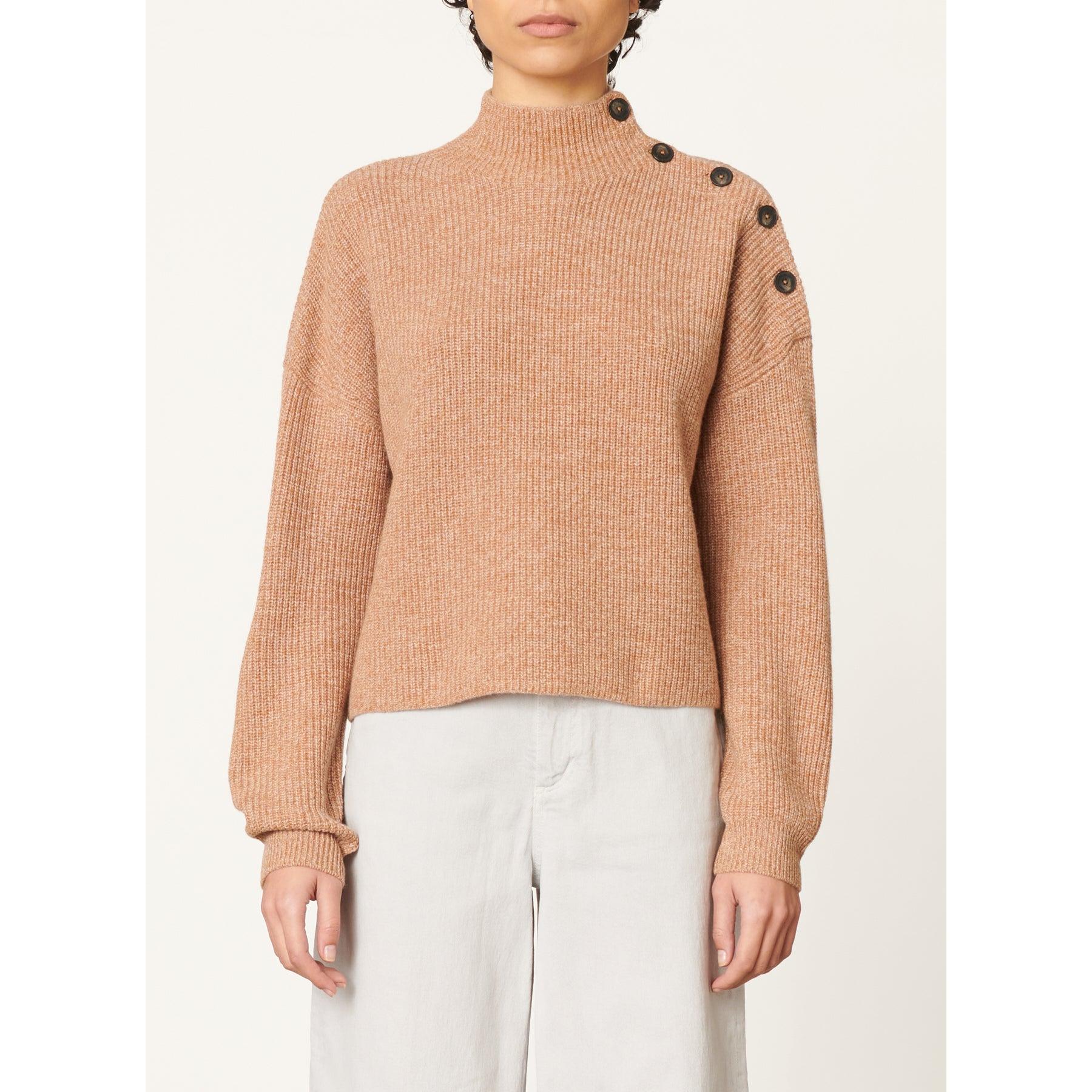 Benson High-Neck Jumper - Oat