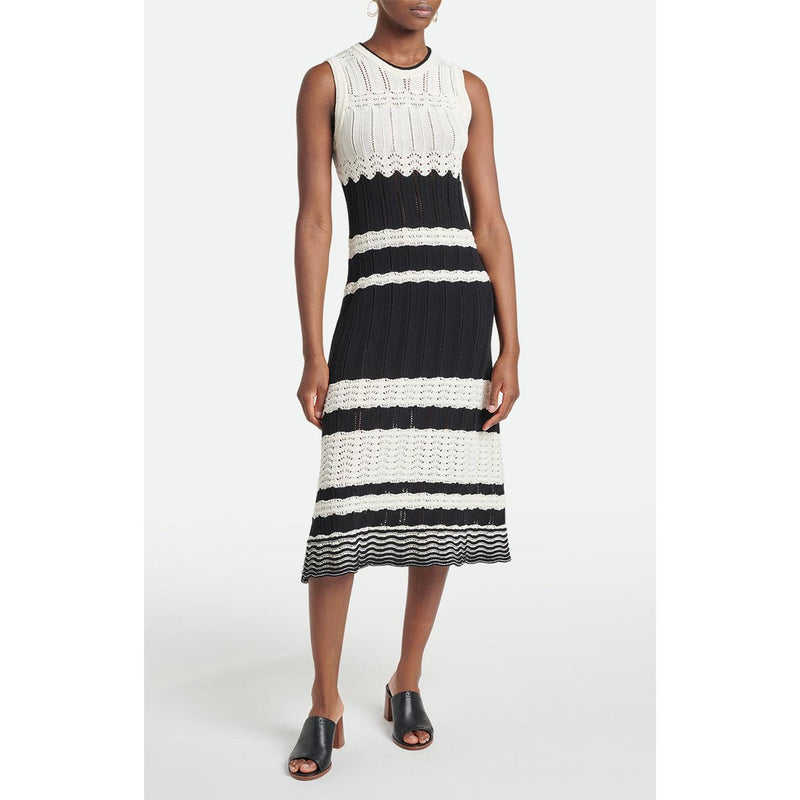 Vanessa Bruno - Robe Aimée - Off White/Black