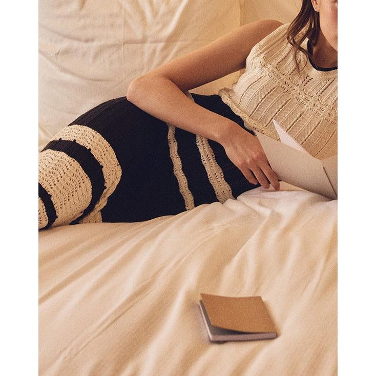 Vanessa Bruno - Robe Aimée - Off White/Black