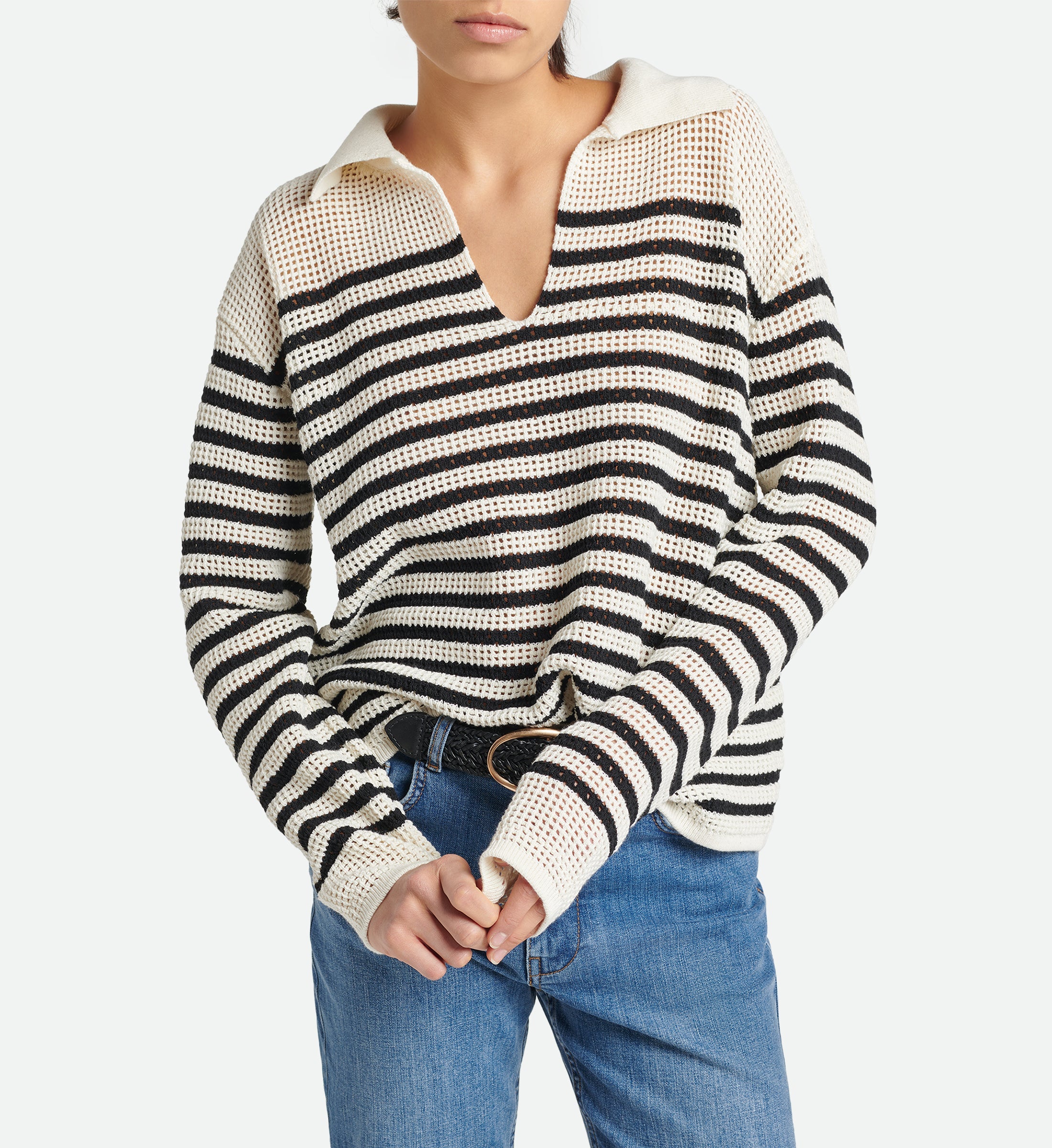 Pull Angélique - Off White/Black