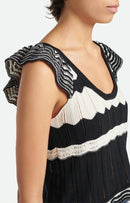 Vanessa Bruno - Top Augustina - Ecru/Noir