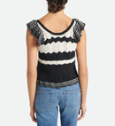 Vanessa Bruno - Top Augustina - Ecru/Noir