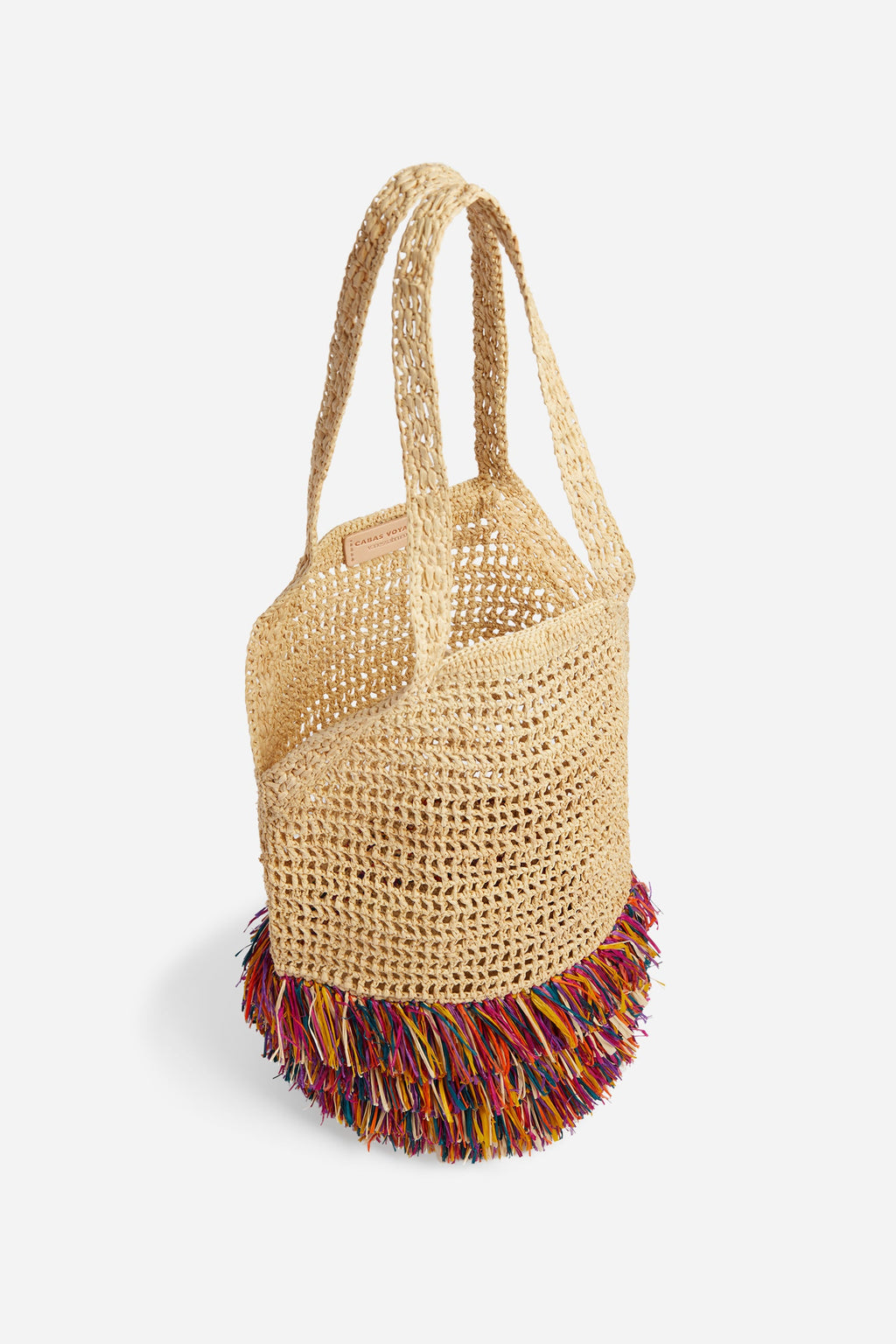 Sac Filet En Raphia - Multicolor