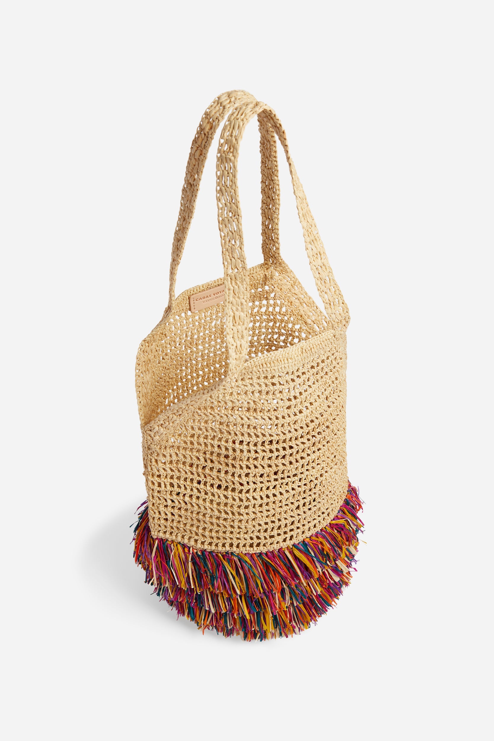 Sac Filet En Raphia - Multicolor