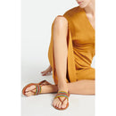 Vanessa Bruno - Sandales En Raphia & Cuir À Tannage Végétal - Multicolore