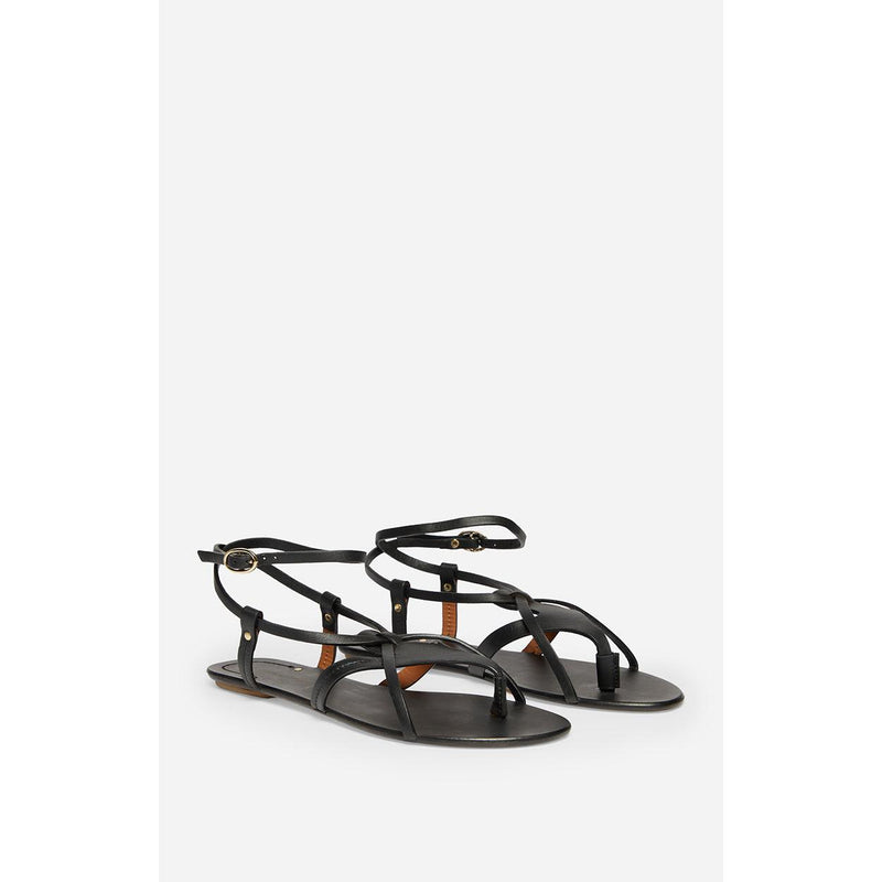 Vanessa Bruno - Sandales En Cuir À Tannage Végétal - Noir