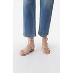 Flat Sandals - Light Gold
