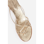 Leather Sandals - Light Gold