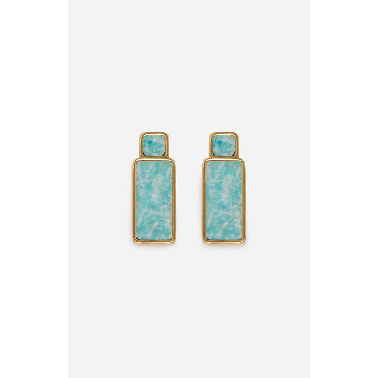 Earrings - Water Green