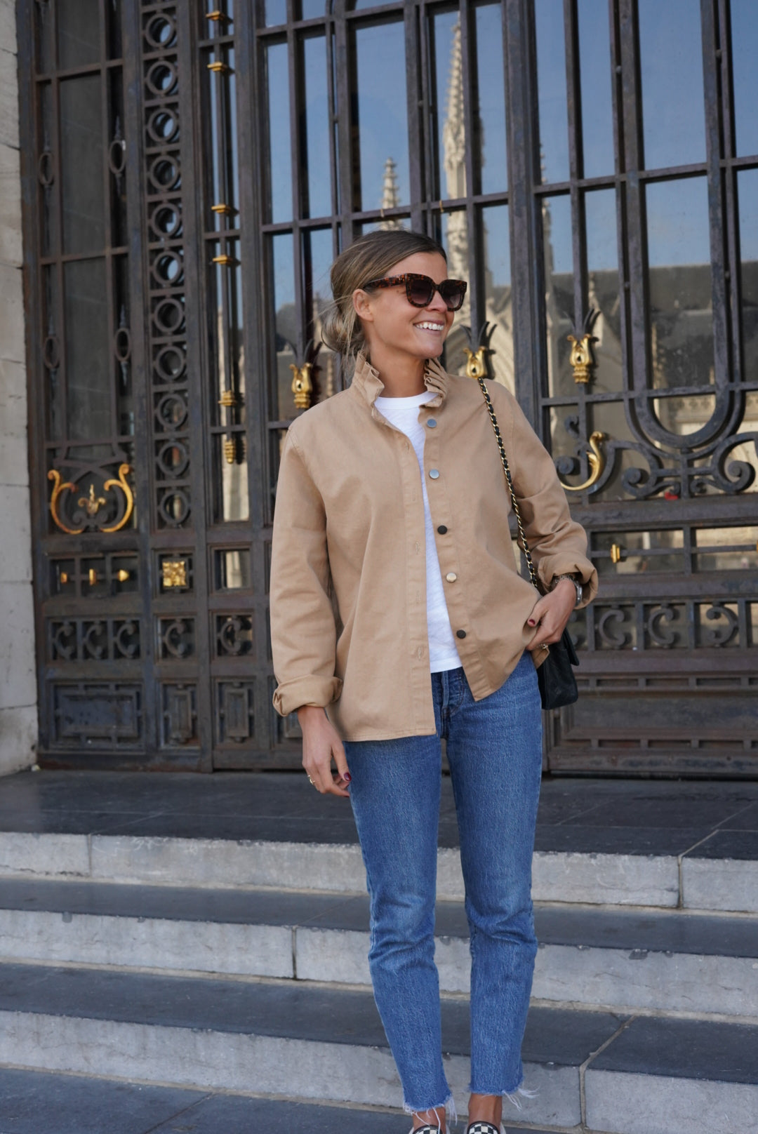 Céleste Camel Overshirt