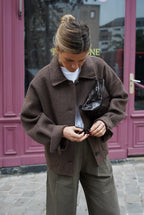 Elsa Wool Jacket Brown