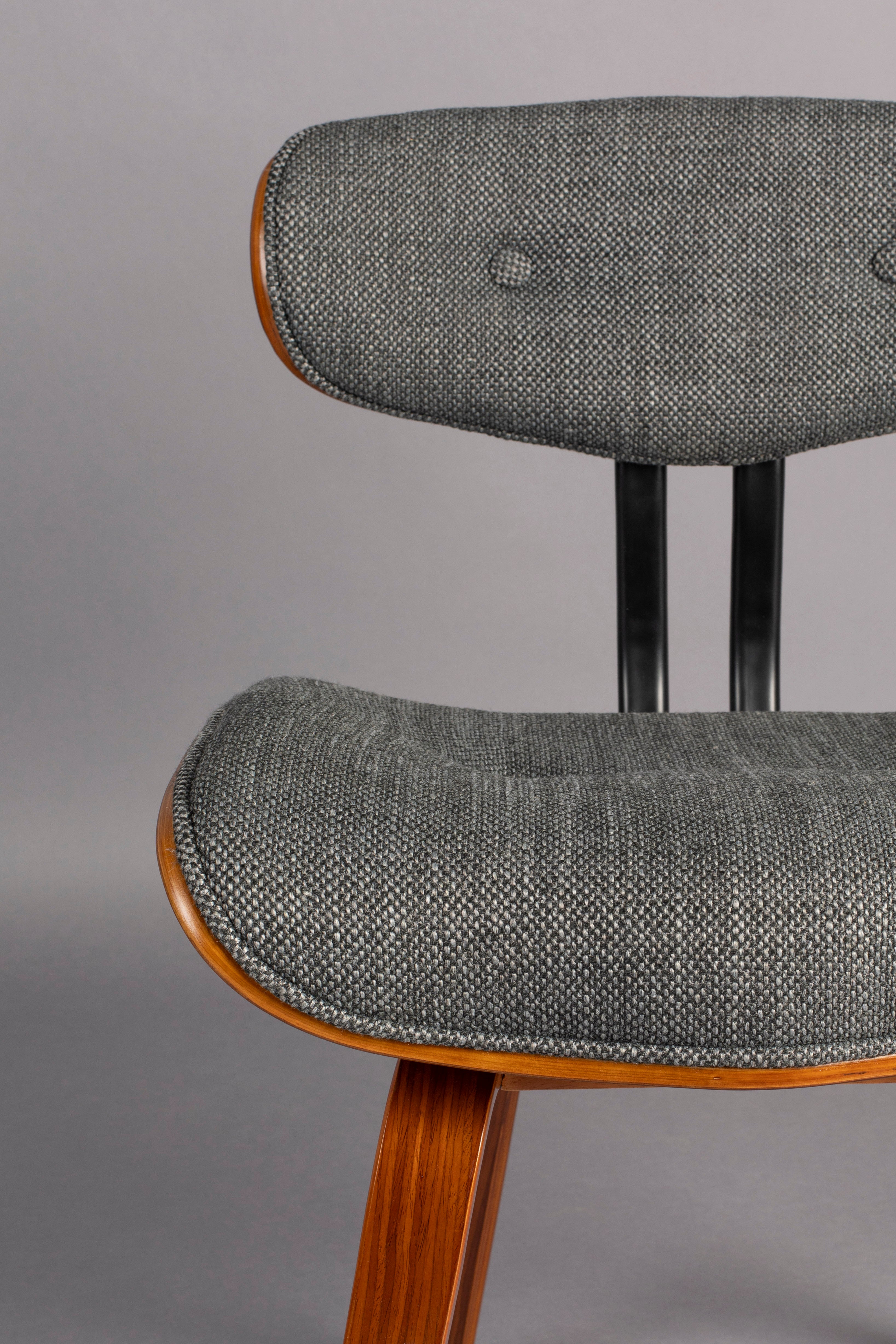Blackwood - Chair - Bent poplar wood - Gray